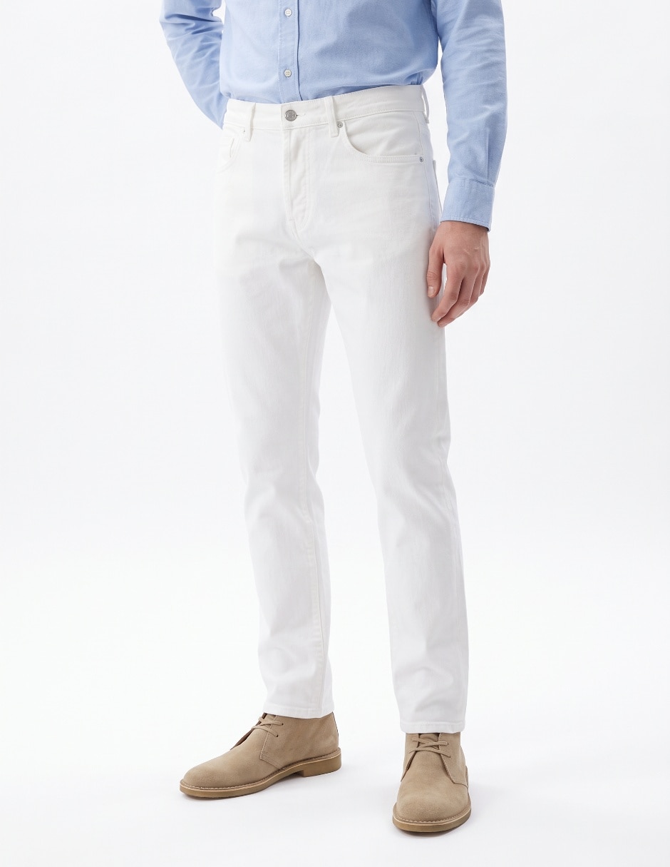Jeans slim deslavado para hombre Jeans slim deslavado para hombre