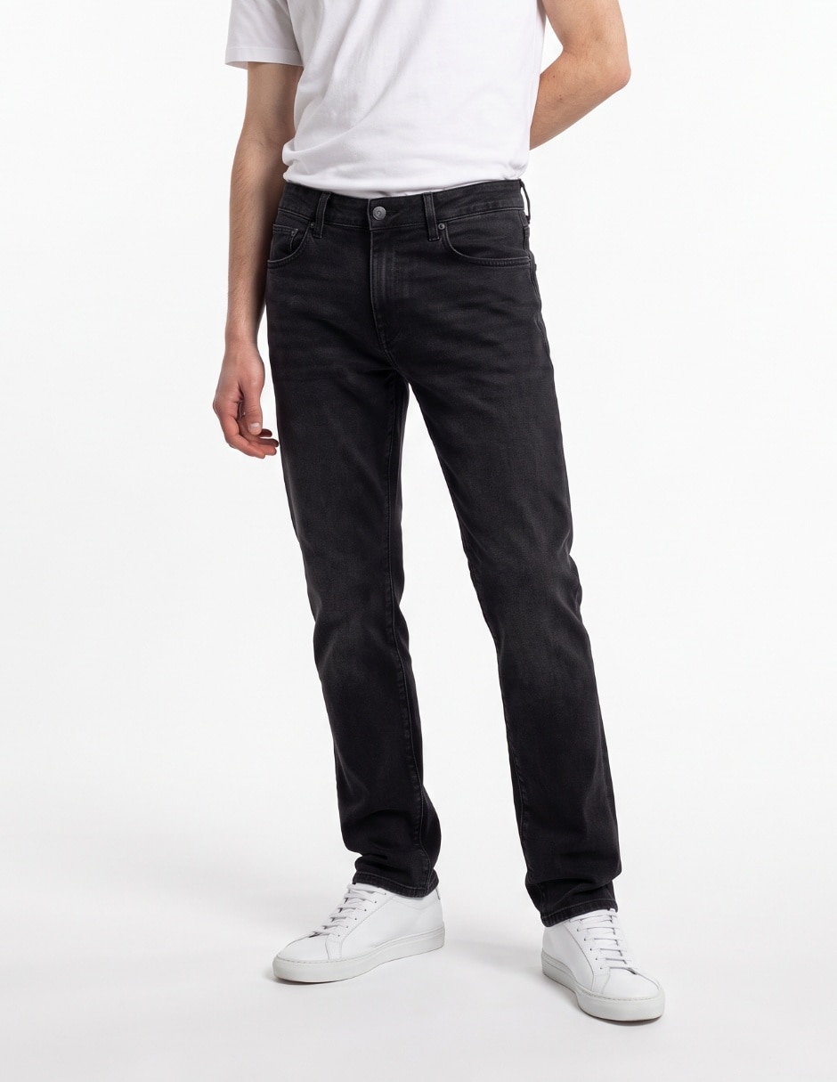 Jeans skinny deslavado para hombre Jeans skinny deslavado para hombre