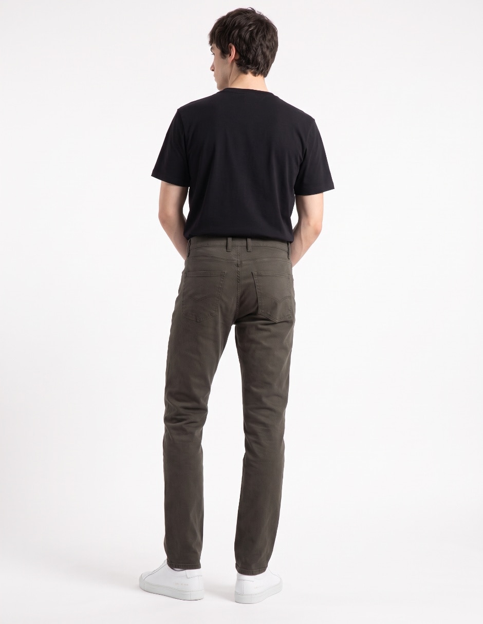 Jeans slim deslavado para hombre 2