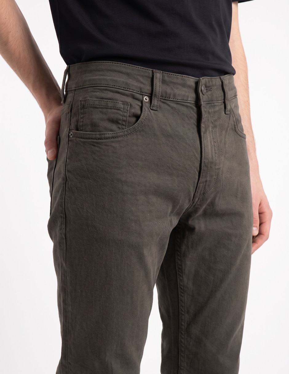 Jeans slim deslavado para hombre 3