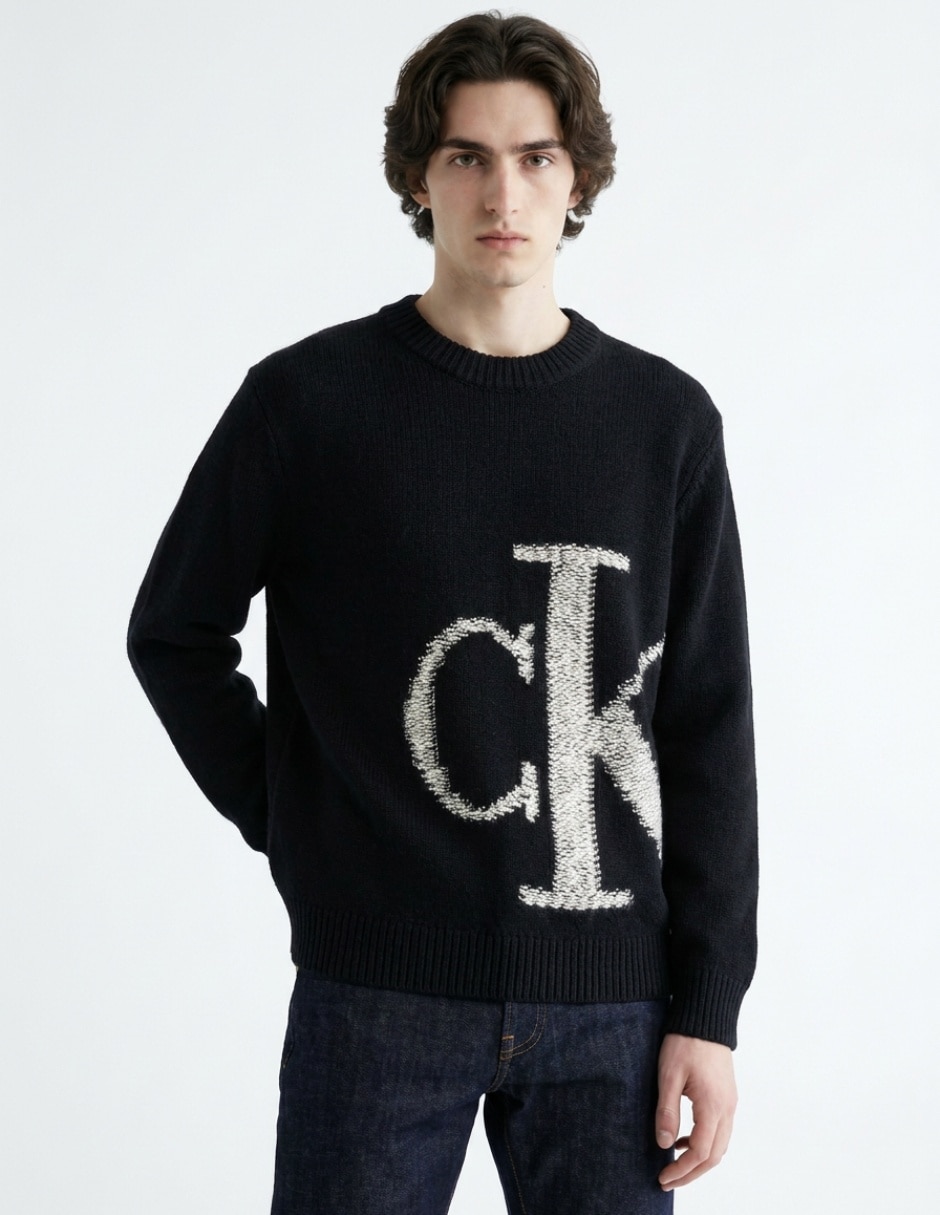 Suéter Calvin Klein cuello redondo para hombre