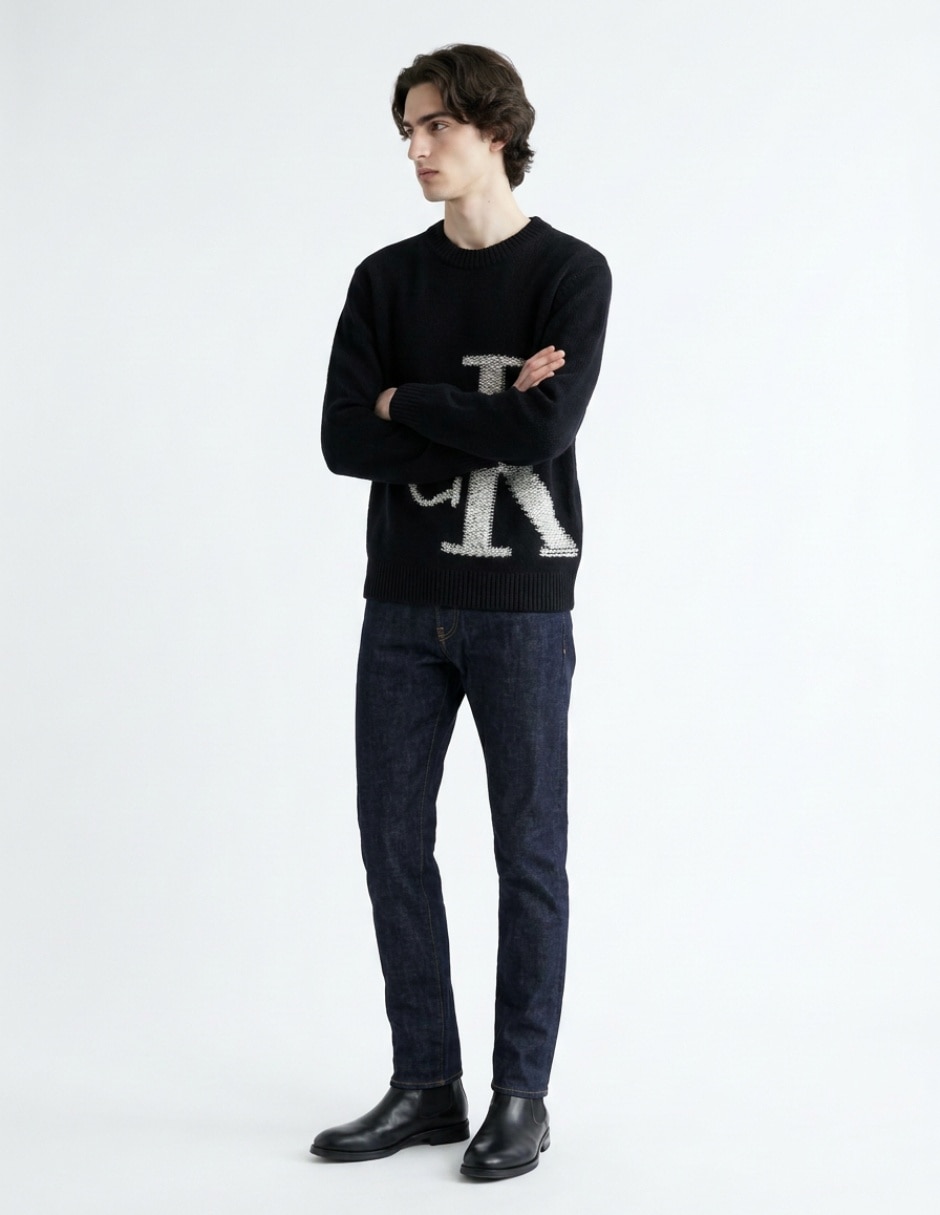 Suéter Calvin Klein cuello redondo para hombre 3