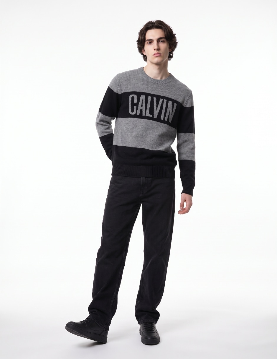 Suéter Calvin Klein cuello redondo para hombre 3