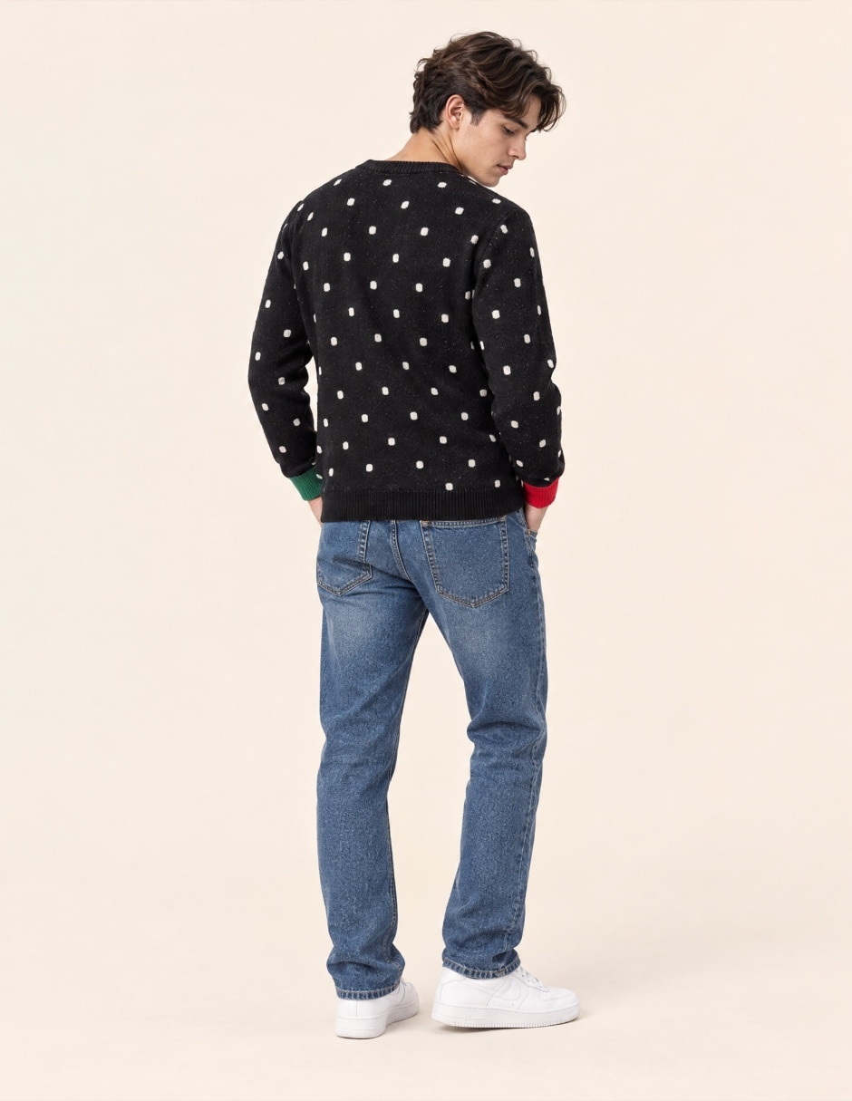 Suéter Navidad OI26 cuello Redondo para hombre 3