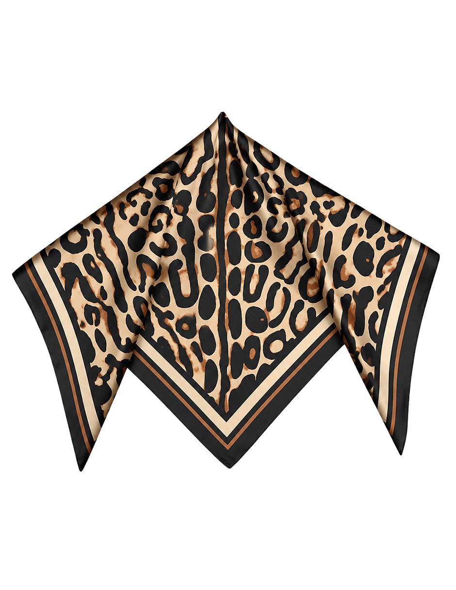 Mascada Twist Side con estampado animal print para mujer