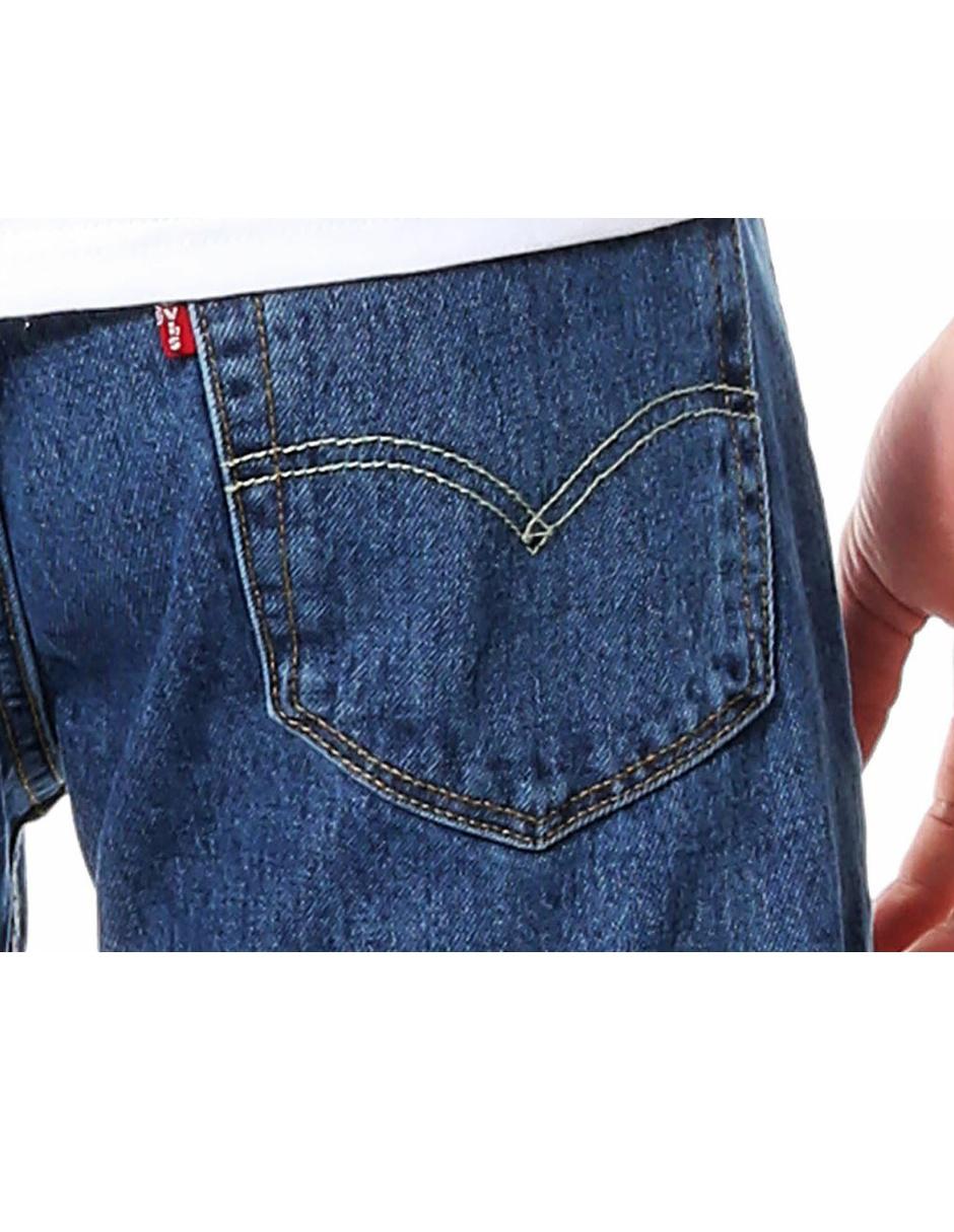 Jeans straight Levi's 505 lavado claro para hombre