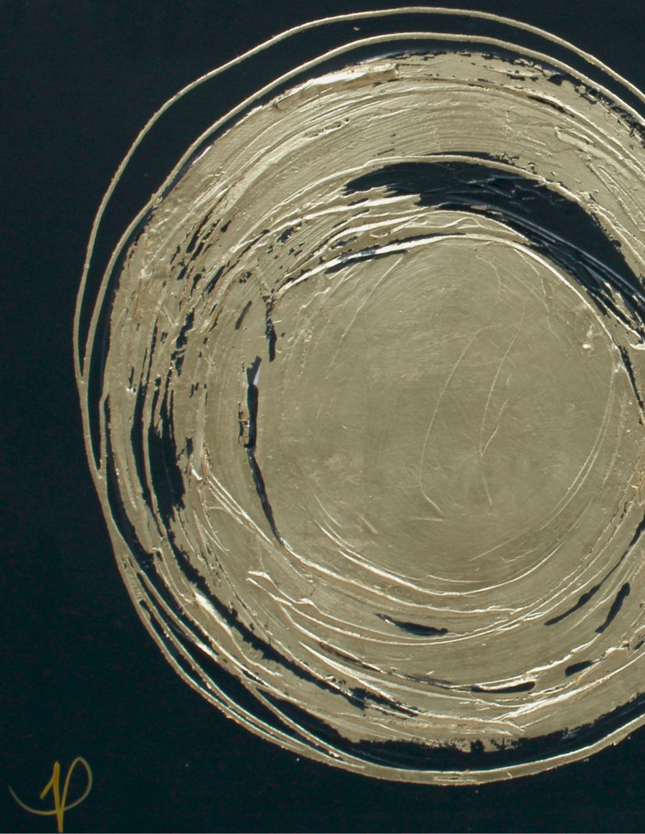 Cuadro decorativo Fragmentos de oro