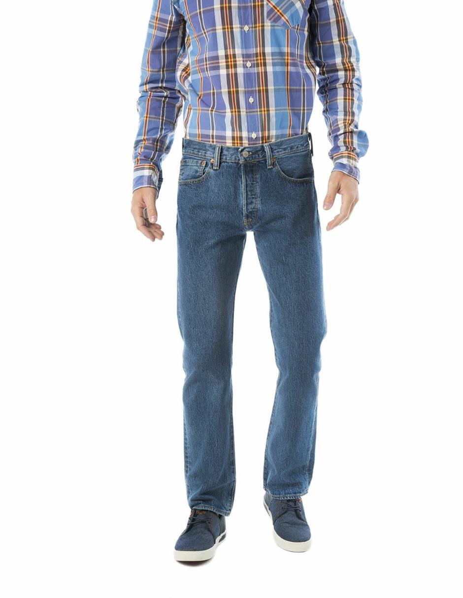 Jeans straight 501 lavado claro para hombre