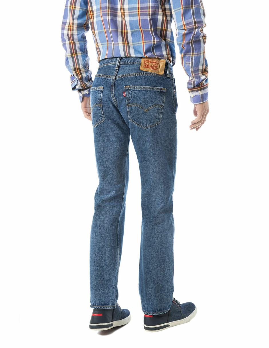 Jeans straight Levi's 501 lavado claro para hombre