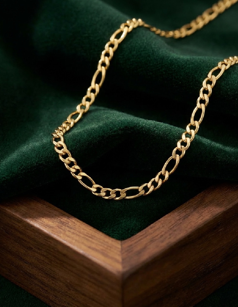 Cadena de oro laminado 18 k 2