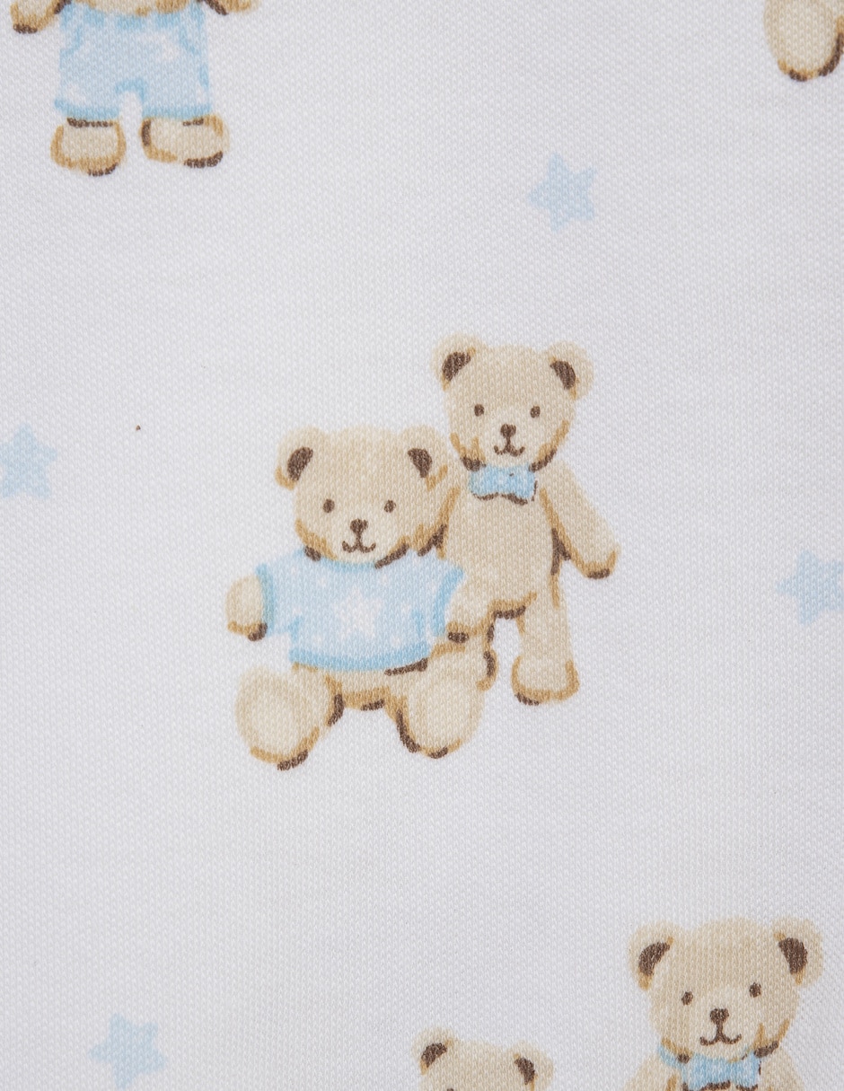 Set de mamelucos de algodón orgánico para bebé niño 3